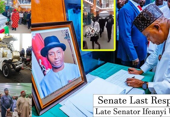 Senate Refutes Claim Of Poor Representation At Late Ubah's Funeral-parliamentvanguard.com