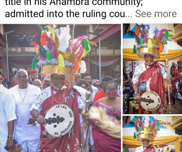 Actor Ugezu U Ugezu Bags Chieftaincy In Hometown In Anambra