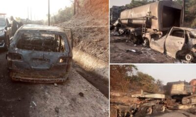 Many Feared Death In Enugu As Petrol Tanker Overturns, Igniting Fire One Week After Niger Explosion That 98