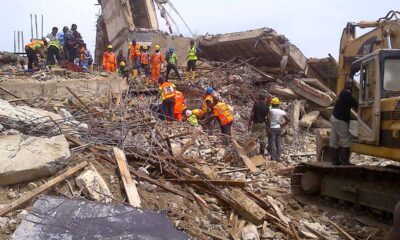 Workers Trapped As Two-storey Building Collapses In Lagos