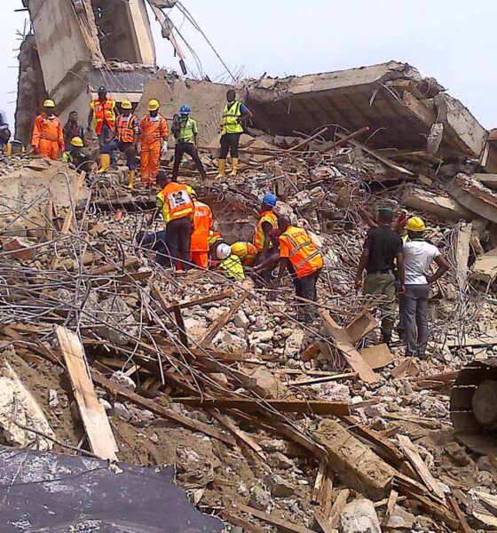 Workers Trapped As Two-storey Building Collapses In Lagos